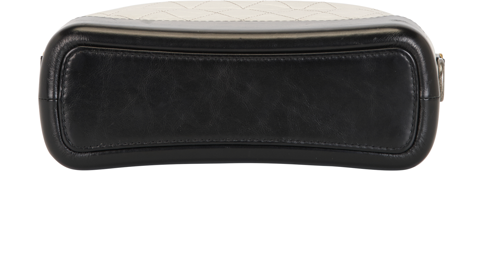 Medium Gabrielle, &pound;1,800, Handbags, Black/White, Pony / Calfskin, Top view